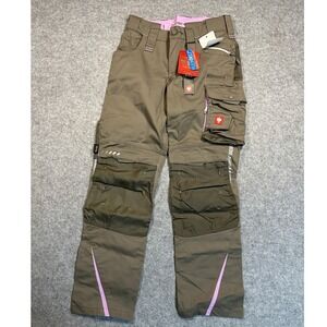 Engelbert Strauss e.s.motion 2020 Work Trousers 4 Brown Purple Flexbelt Cordura